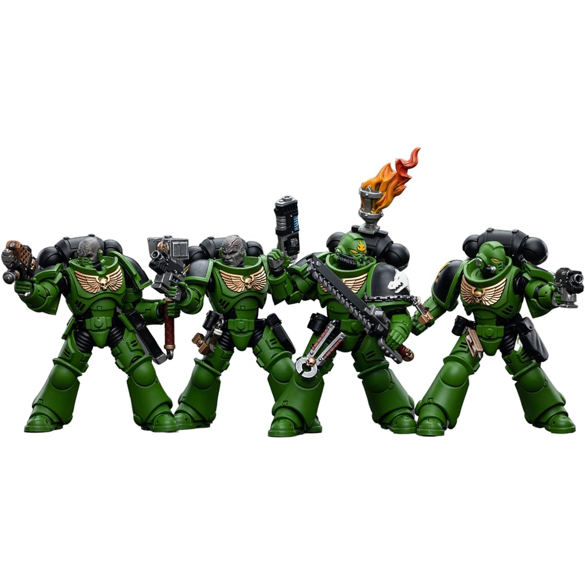 JOYTOY 1/18 Warhammer 40,000 Action Figure Salamander Intercessor Brother Hecules Collection Model