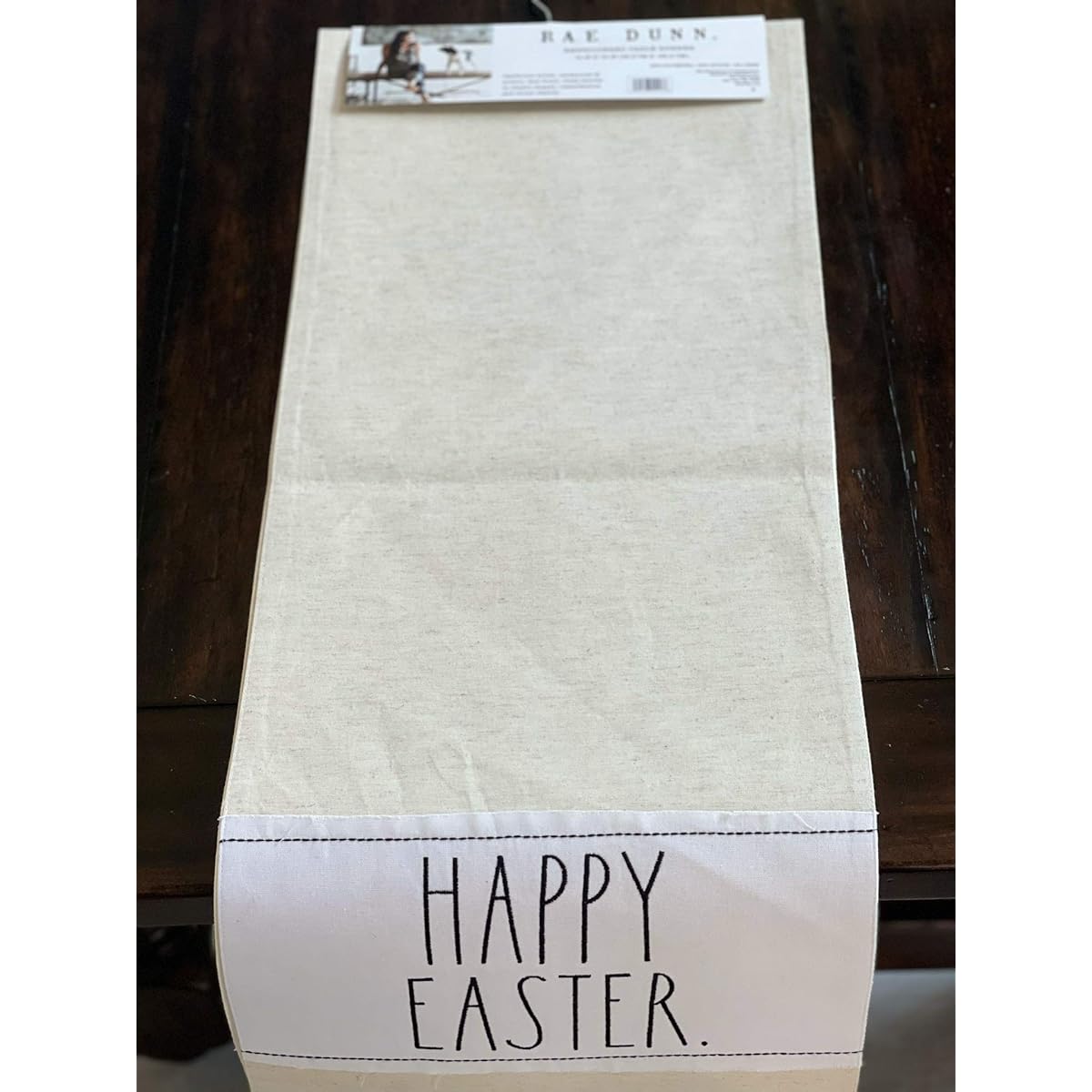 Rae Dunn Easter Table Runner