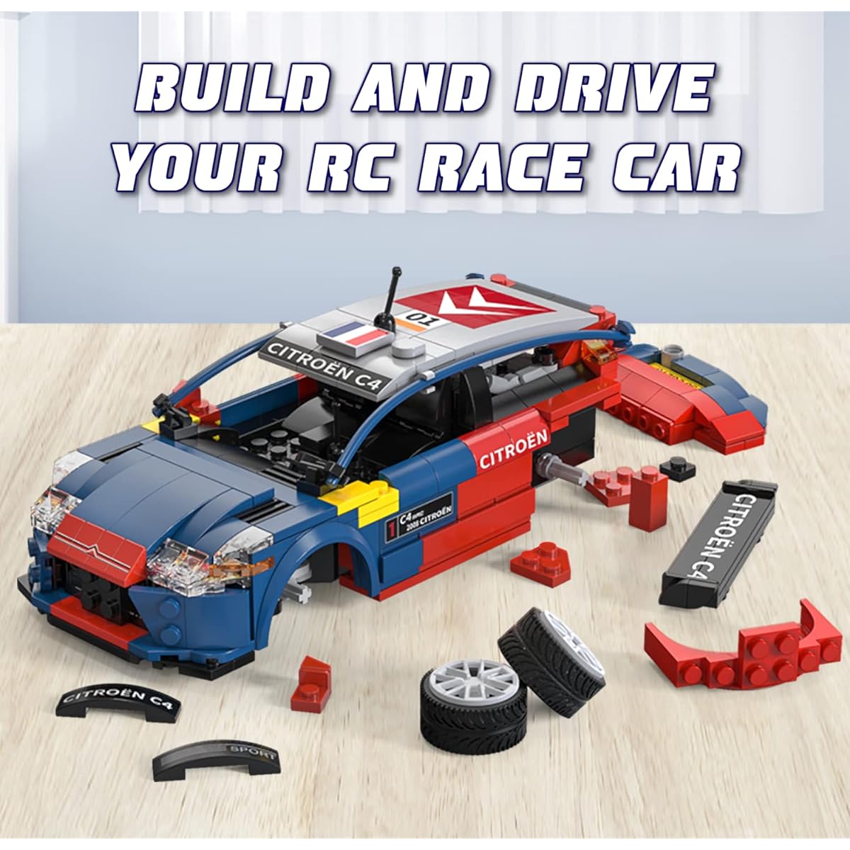 STEM Citroen RC Car Building Set