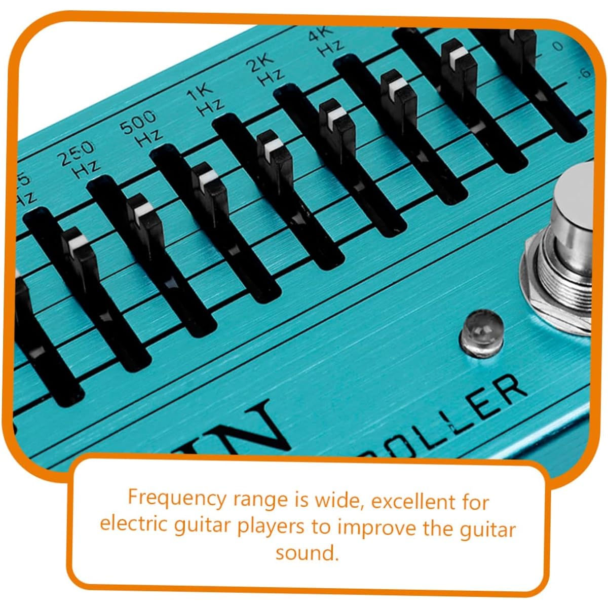 Vaguelly 4pcs Bass Guitar Effector Guitar Single Effector Stereo Digital Delay Guitar Effect Pedal Electric Guitar Effector Guitar Delay Pedal Electric Guitar Model E