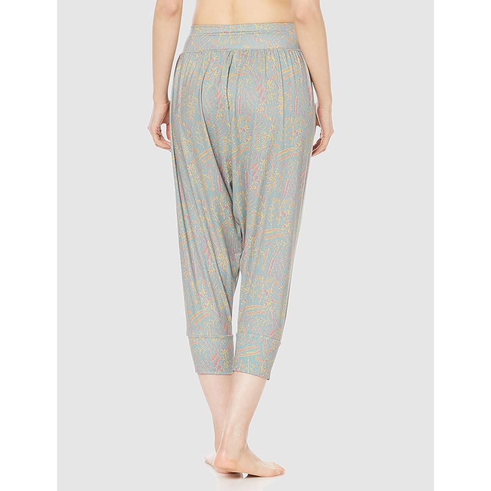 [Atsugi] Yoga Pants [Clear Beauty Active] Yoga Easy Pants Garden Plant Pattern Sarouel Pants 49301PS Women's
