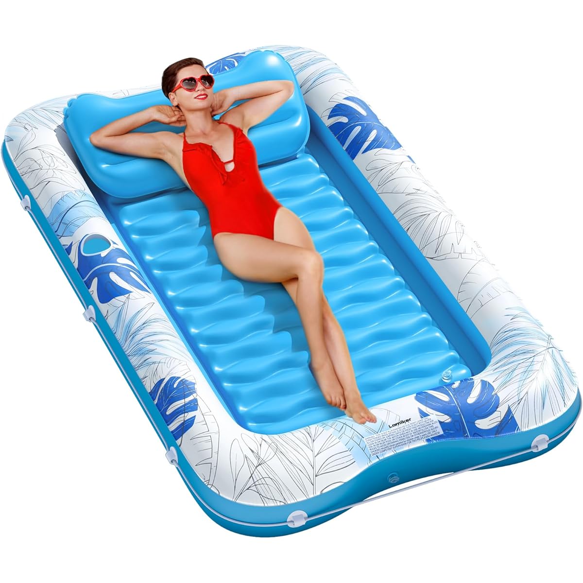Lomiker Inflatable Tanning Pool Lounger Float (Large)