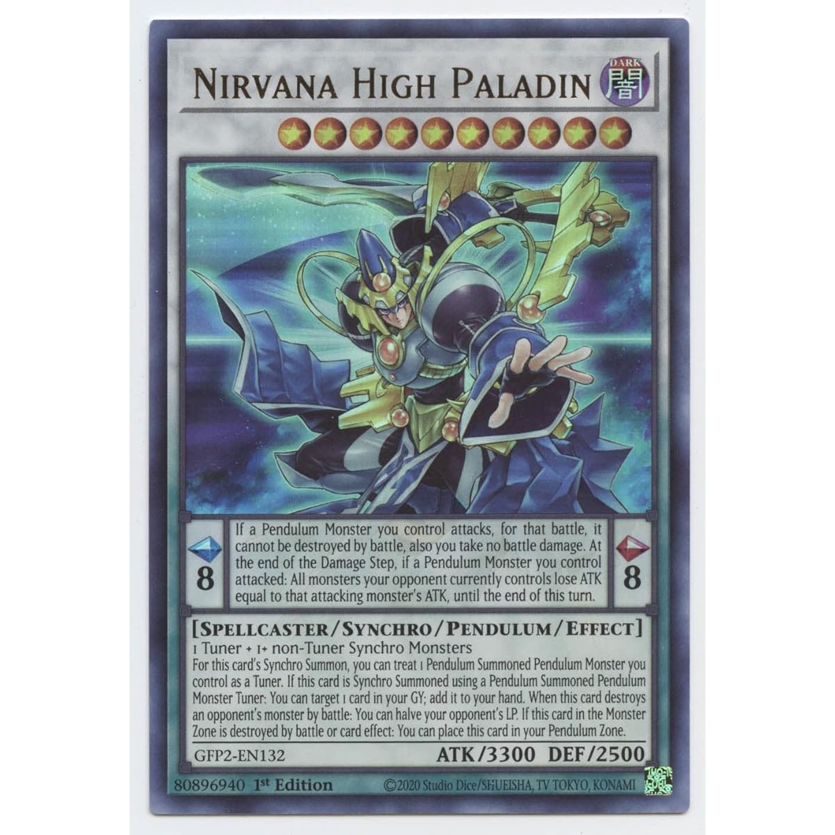 Nirvana High Paladin - GFP2-EN132 - Ultra Rare - First Edition