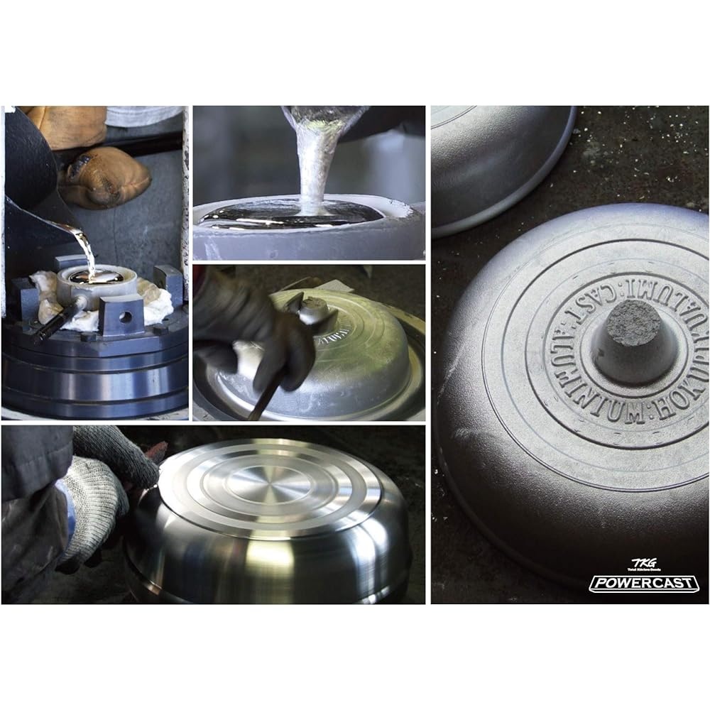 Endo Shoji TKG Corporation Commercial Frying Pan 32cm Power Cast Aluminum Alloy Made in Japan AFL1607