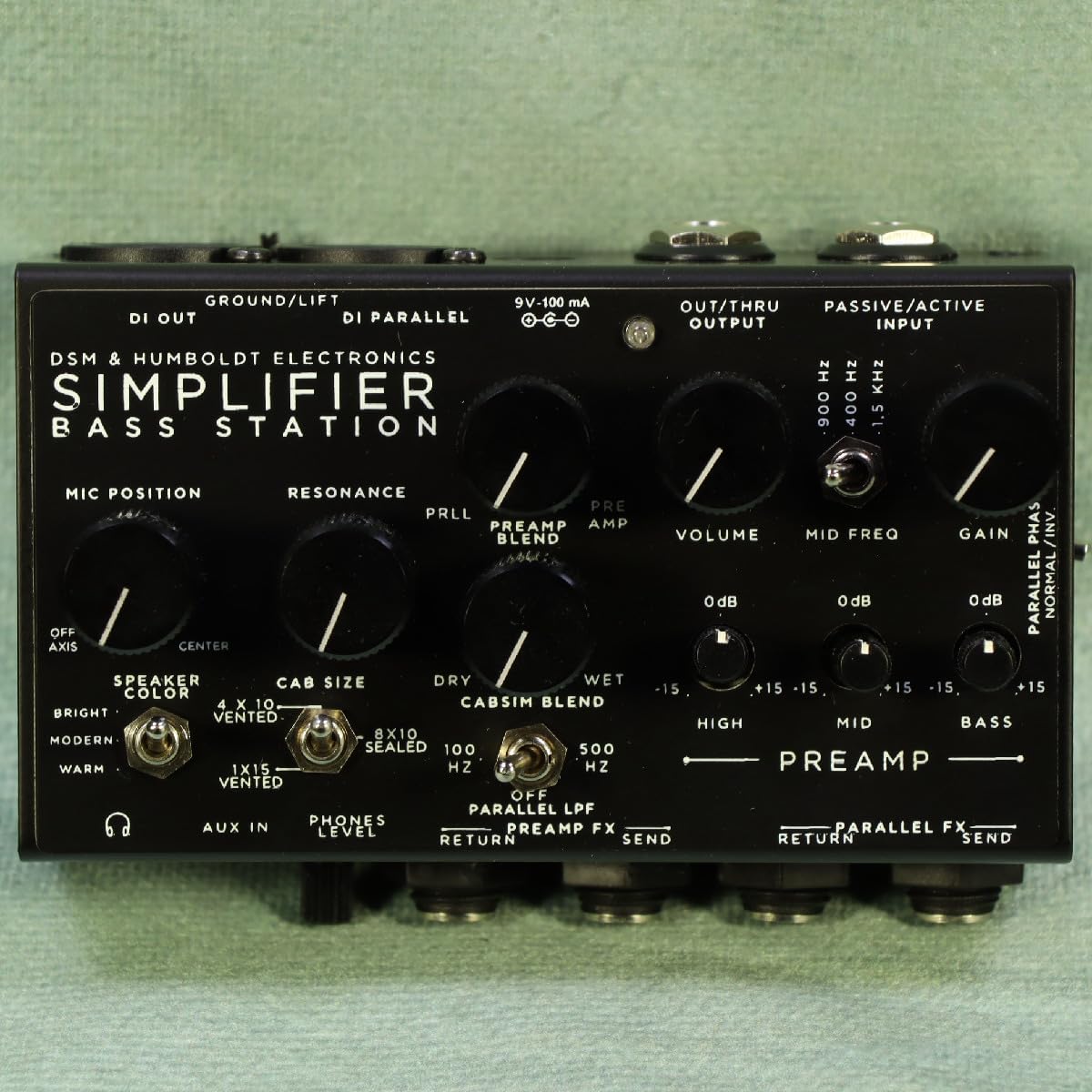 DSM & HUMBOLDT ELECTRONICS/SIMPLIFIER BASS STATION Bass preamp amp simulator