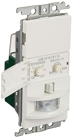 Panasonic Wall Mounted Automatic Switch with Heat Wire Sensor White WTK1811WK