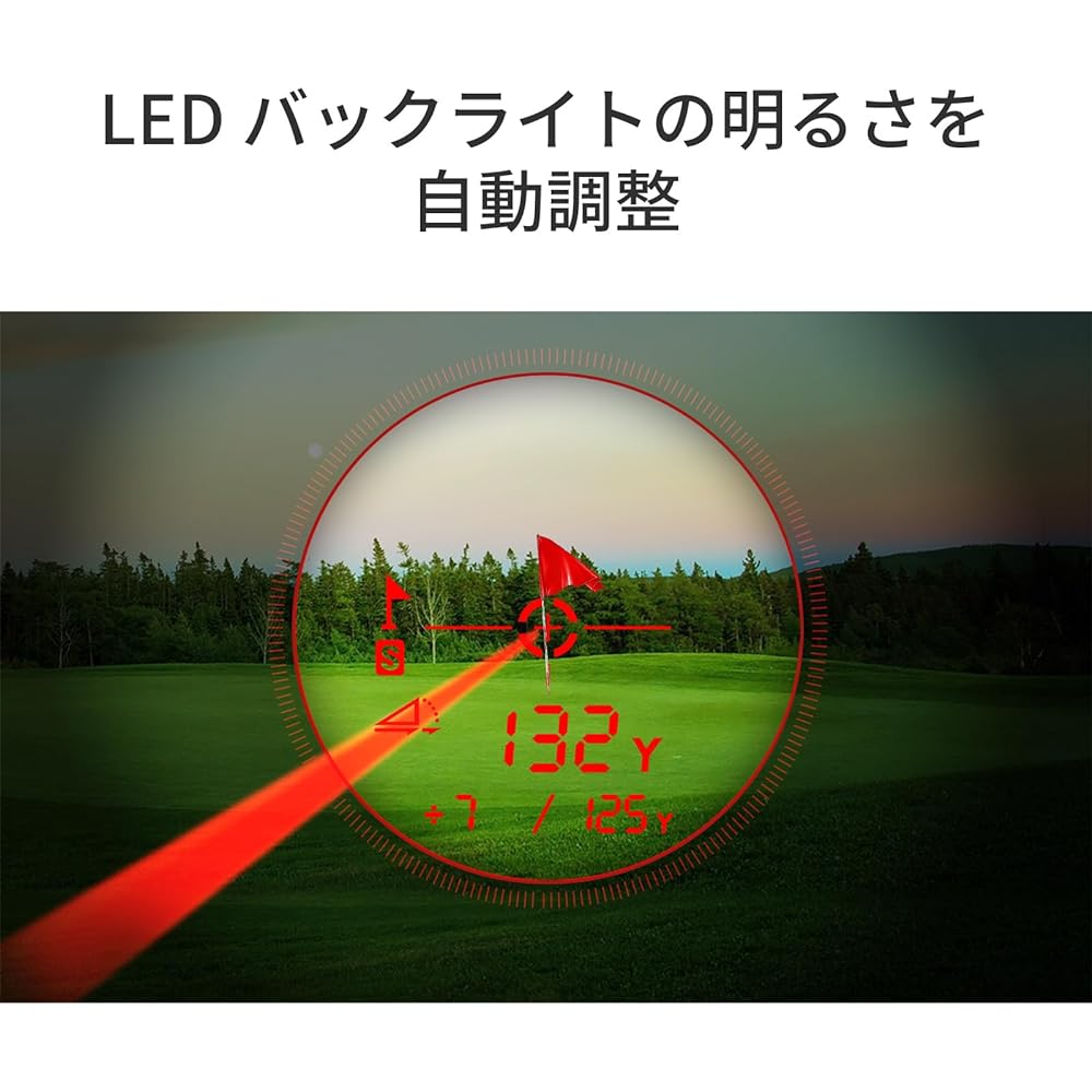 FineCaddie J5mini Mini Golf Laser Distance Meter, Ultra Lightweight, Ultra Small, 4.9 oz (140 g), 874 yd Measurement, Triangulation Surveying, Rechargeable, Height Difference Measurement, Slope Mode