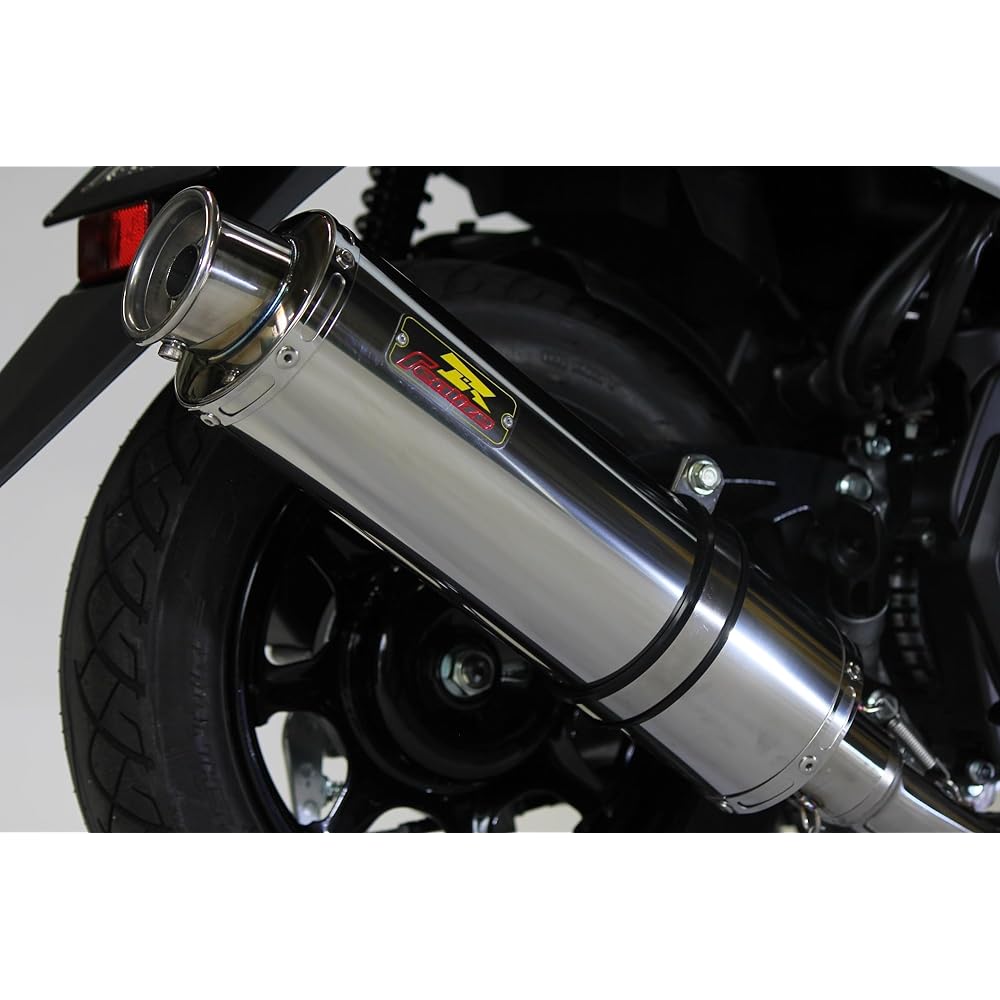 Realize Jog Bike Muffler 2BH-AY01 22Racing Stainless Steel Muffler Silver Color Motorcycle Supplies Motorcycle Bike Parts Full Exhaust Custom Parts Dress Up Replacement External Product Manual Included Realize Yamaha JOG 359-009-00