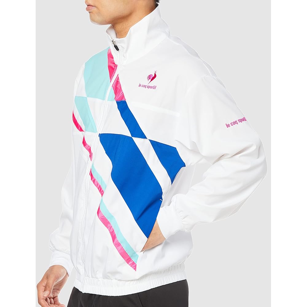 [Le Coq Sportif] Windbreaker Tennis Long Sleeve Sweat Absorbent Quick Drying Stretch Sunscreen UPF30 UV Protection Training Running