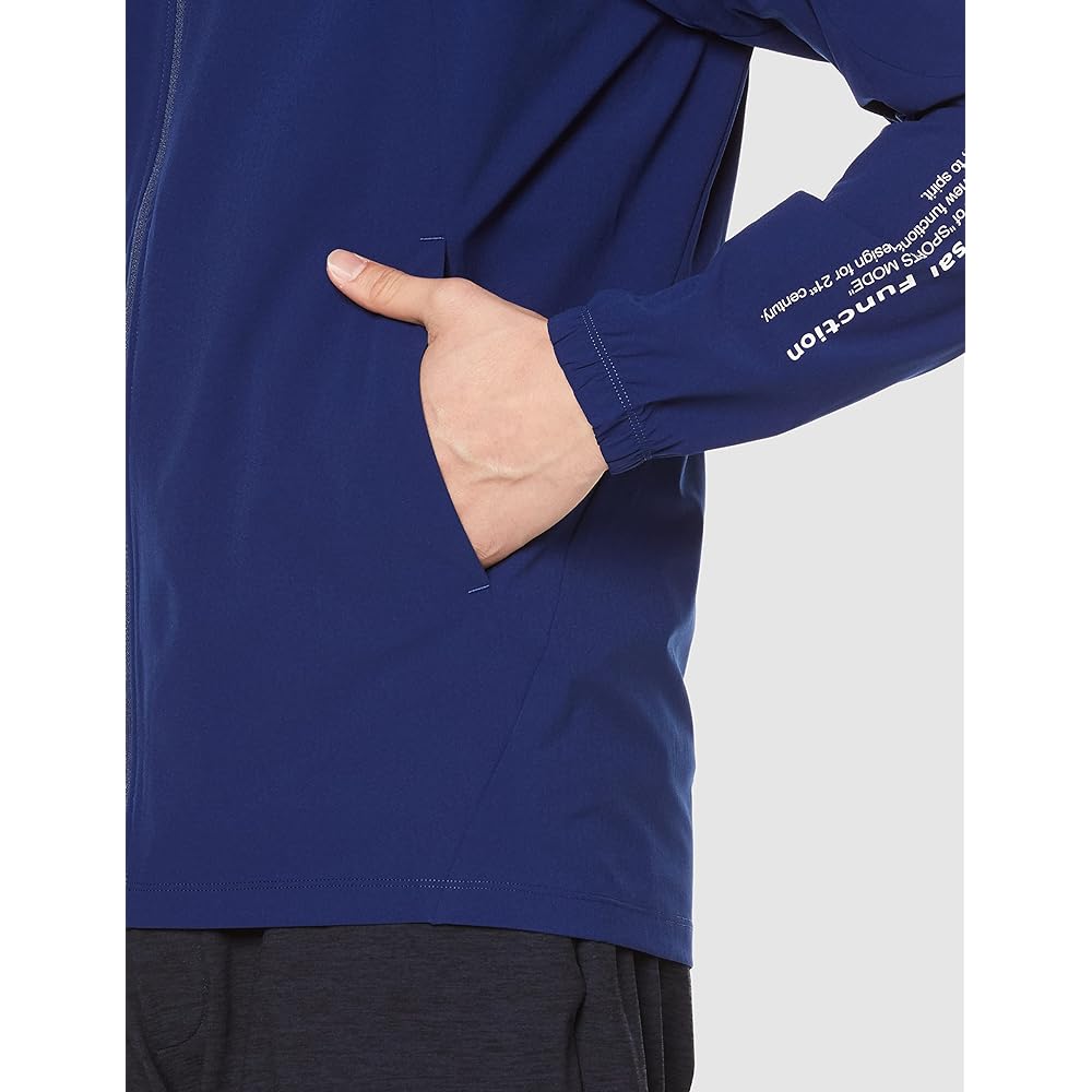 [DESCENTE] Men's Windbreaker Water Repellent Lightweight Stretch MOVESPORT Airy Transfer with Hood