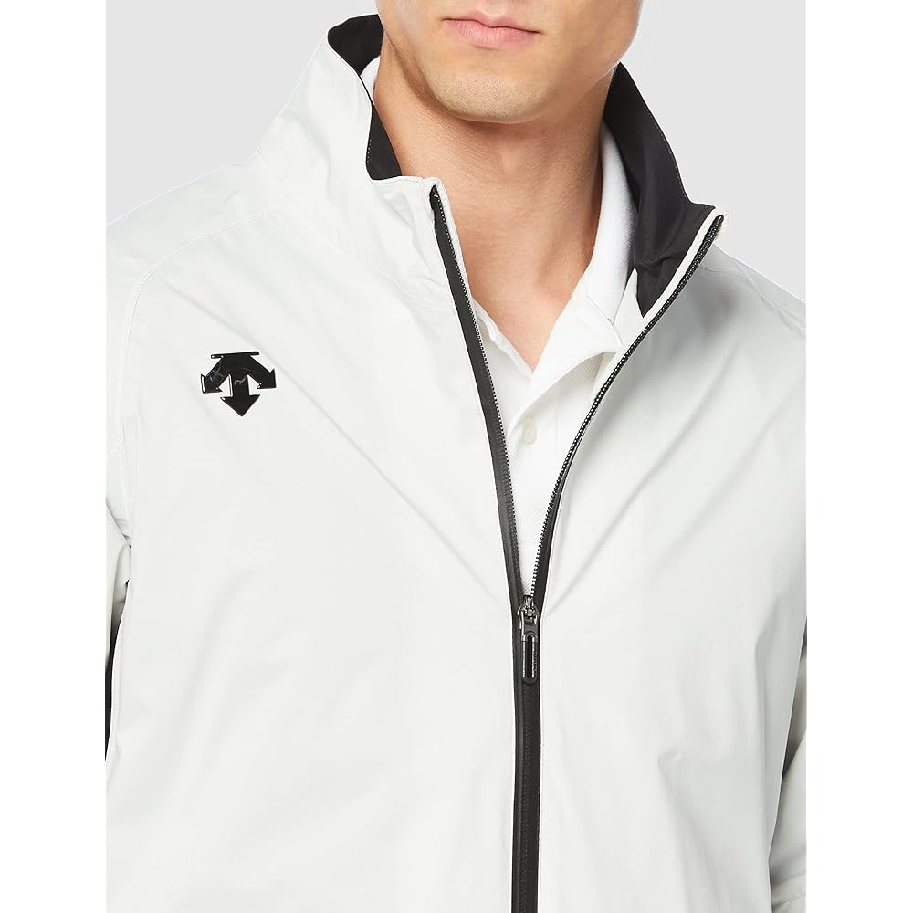 [DESCENTE] Rainwear, Water Pressure Resistance 20,000mm, Breathable, Water Repellent Jacket, Stretch, Ventilation, Storage Bag Included, Rainy Weather, Golf, DGMTJF00 Men's