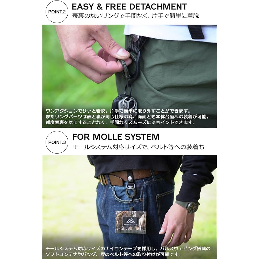 GRAVITY QUAD MAG. WEBBING LOOP RING ver.