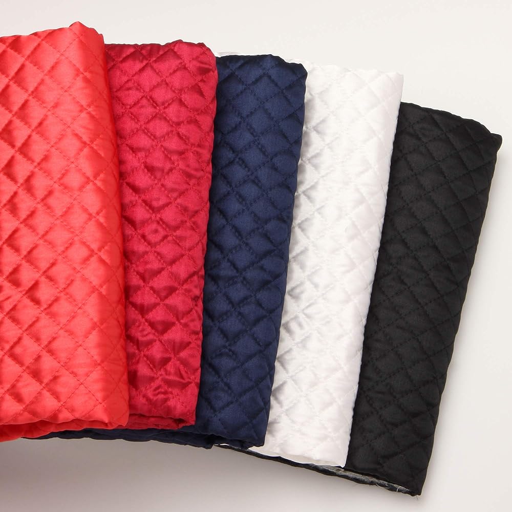 Cosmo Textile Satin Quilting Fabric Width 110cm x 9m Cut Off Navy Blue AQ1500-118-9M Kindergarten Entrance Crafts/Handmade Supplies