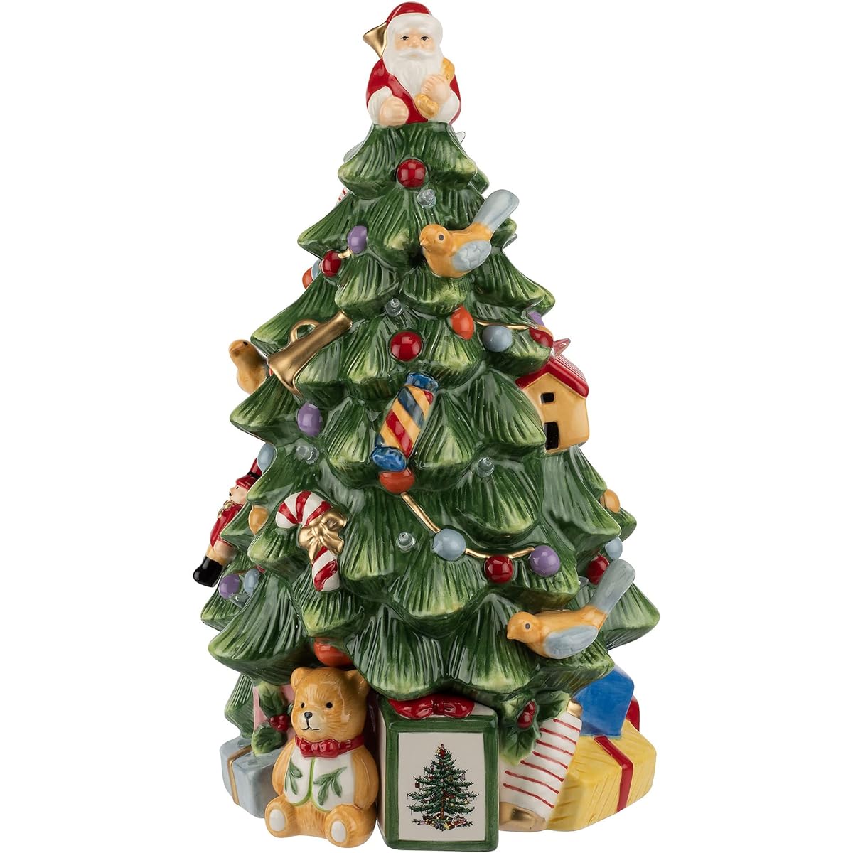 Mott Gifts Spode 250th Anniversary Figurine LED Tree 12"