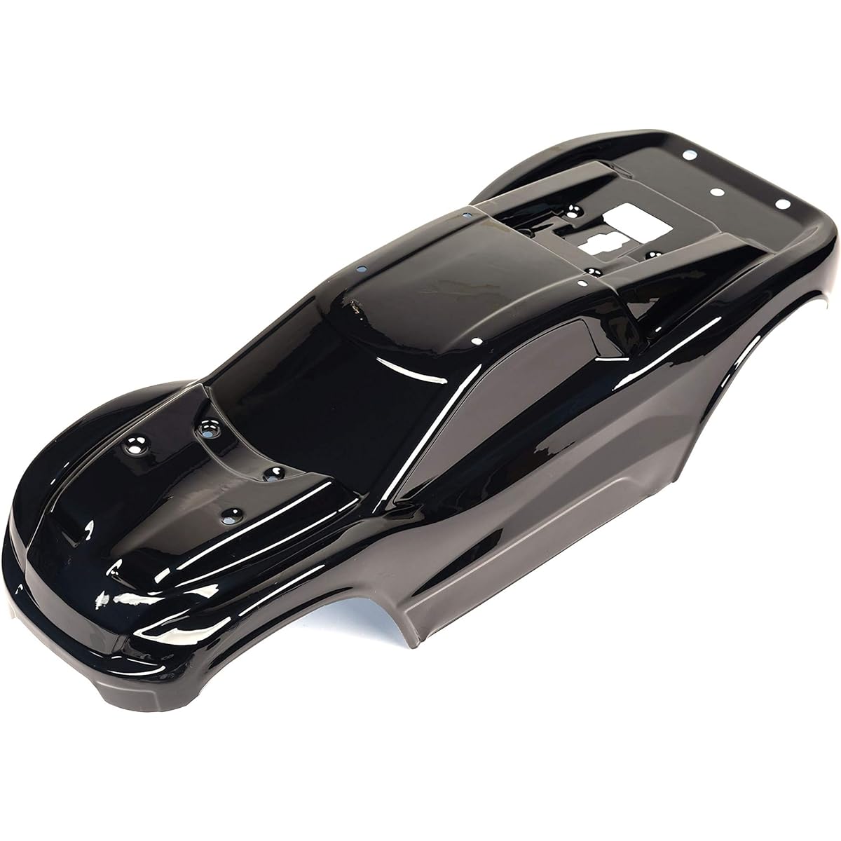 SummitLink Custom Body Police Style Rustler 4X4 1/10 Scale RC Car or Truck Compatible (Truck Not Included) R4-PB-01