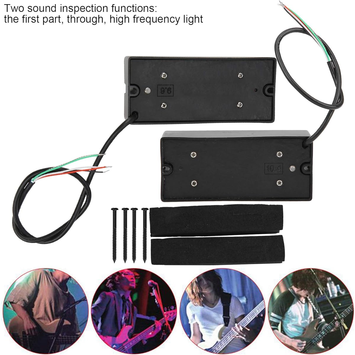Precision/Jazz Bass Electric Bass Guitar Pickup Set 4-String Dual Pickup Musical Instrument Accessories