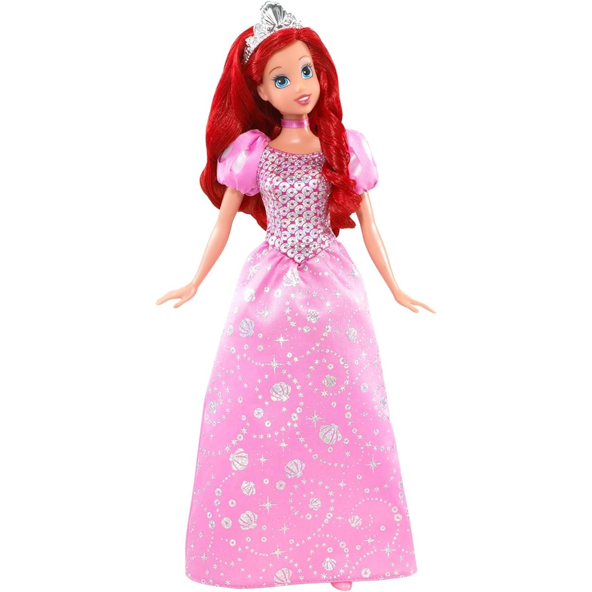 Disney Princess Sparkly Dress Princess Doll Ariel (W5550)