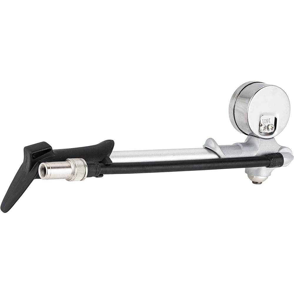 ALPHA MOTO High Pressure Air Shock Pump up to 300 psi for Harley Davidson Suzuki Yamaha Honda Kawasaki Mountain Bike Fork & Rear Suspension Work Schaefer with Air Valve