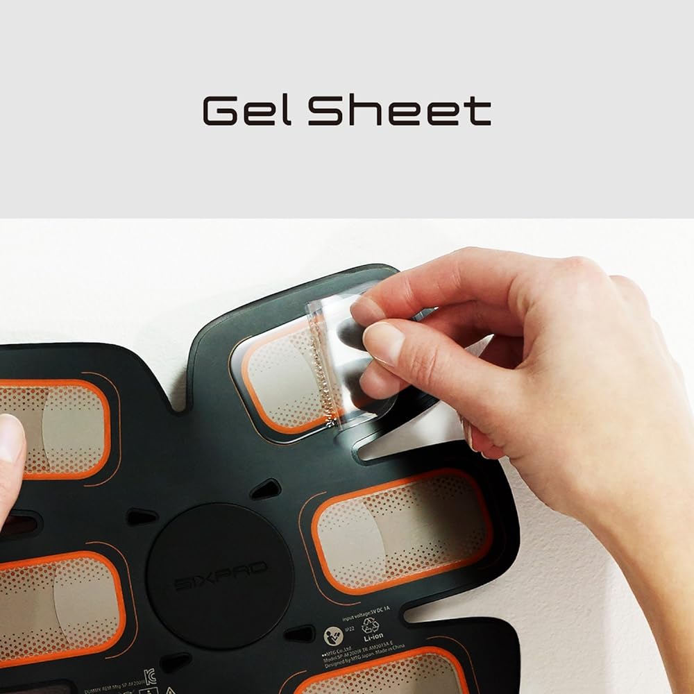 MTG SIXPAD Six Pad Body Fit 2 High Conductive Gel Sheet (Body Fit 2) [Manufacturer Genuine Product]