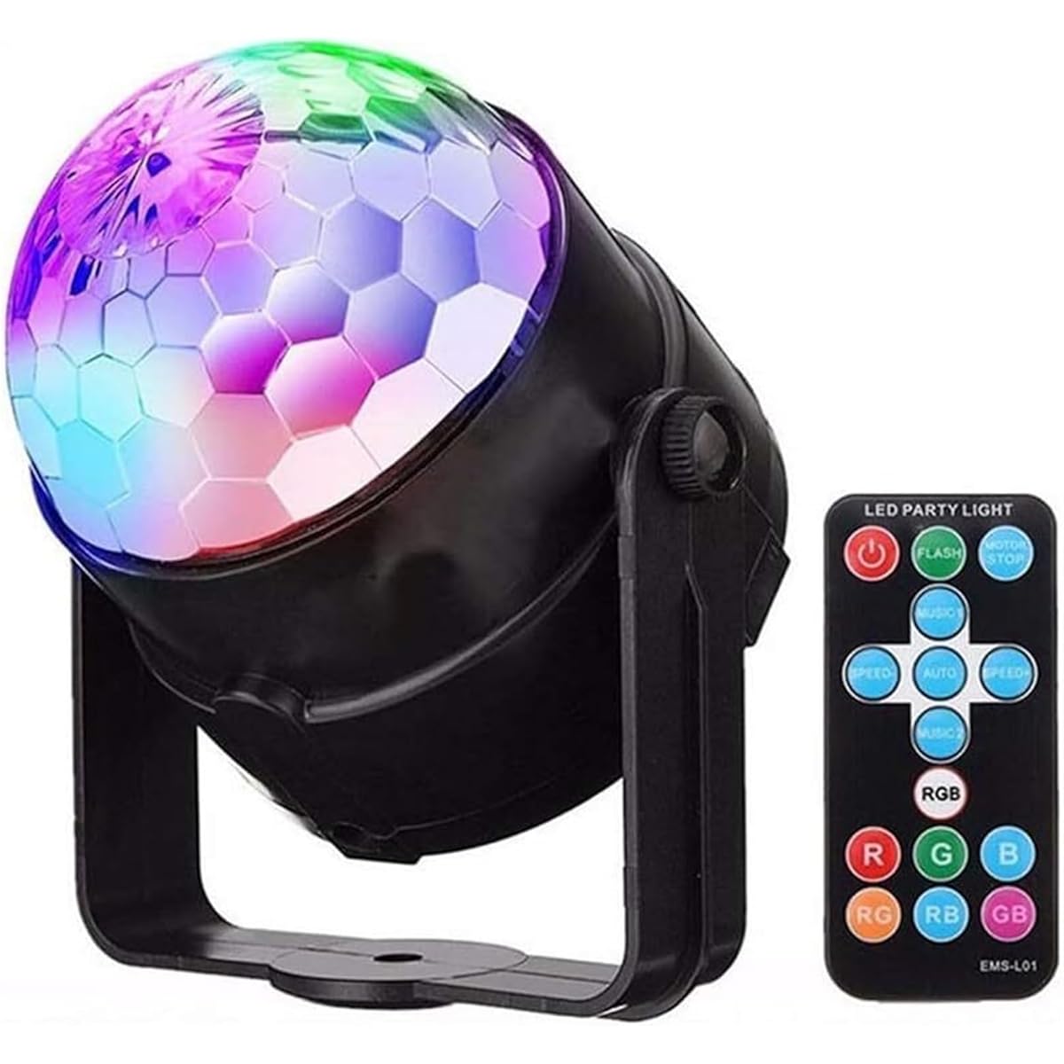 Stage Light Crystal Ball Disco Christmas Club DJ Party Remote Spotlight