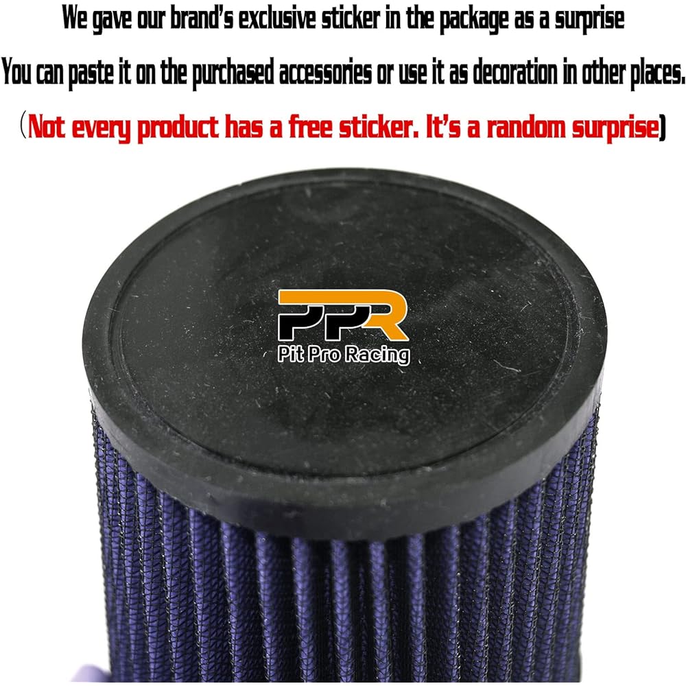 62mm Air Filter Air Filter 212cc 6.5 HP GX160 GX200 Mini Bike Trailmaster mid XRX Go Kart Kart Parts (Gray)
