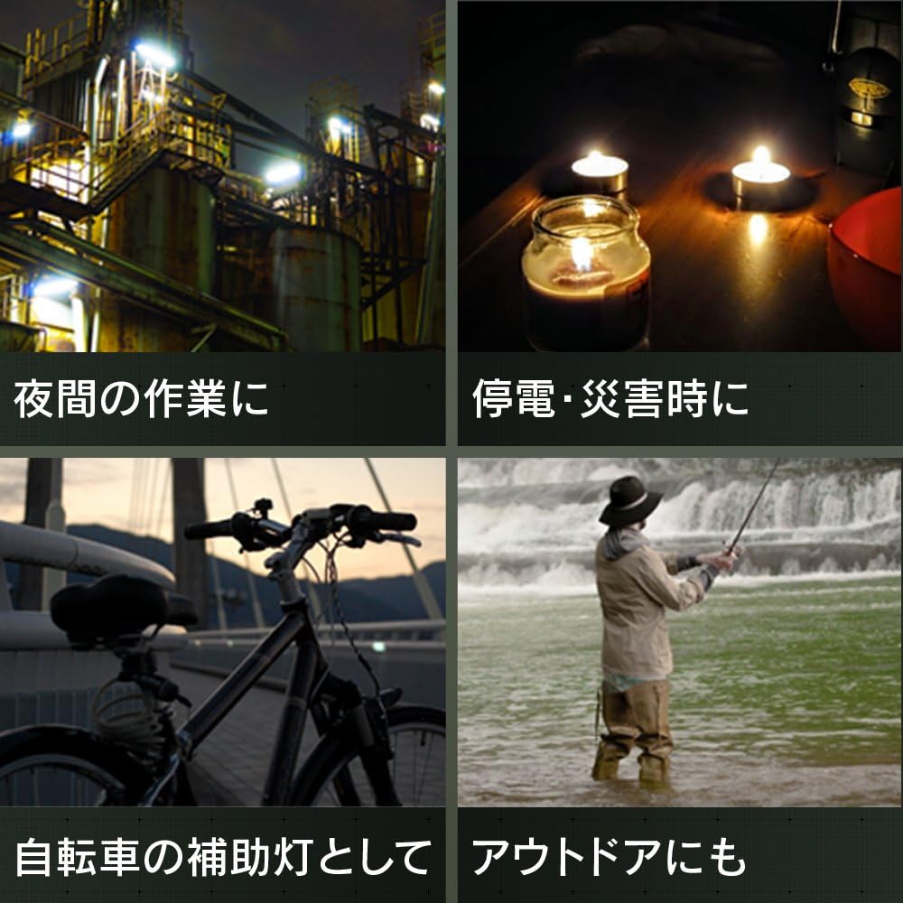 Iris Ohyama LED Flashlight Handy Light Zoom Function Latest Powerful Disaster Prevention Goods Disaster Prevention Camping Climbing