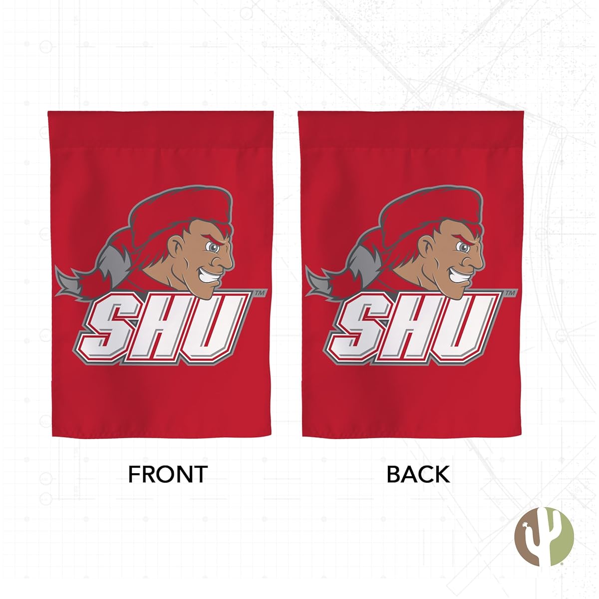 Sacred Heart University Garden Flag Pioneers SHU Banner 100% Polyester (Design A)
