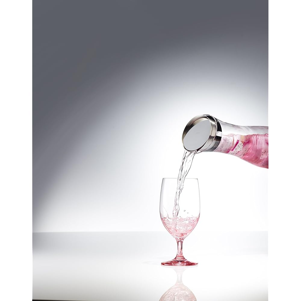 Schott Zwiesel Decanter Clear 1000ml FRESCA Carafe with Stainless Steel Lid 118688