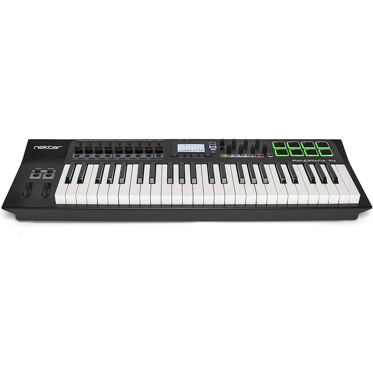 Nektar Technology PANORAMA T4 MIDI Controller 49 Keys Keyboard DAW DTM High Sensitivity Pads Transport Encoder Fader Plug-in Control Function [Official Japanese Product]