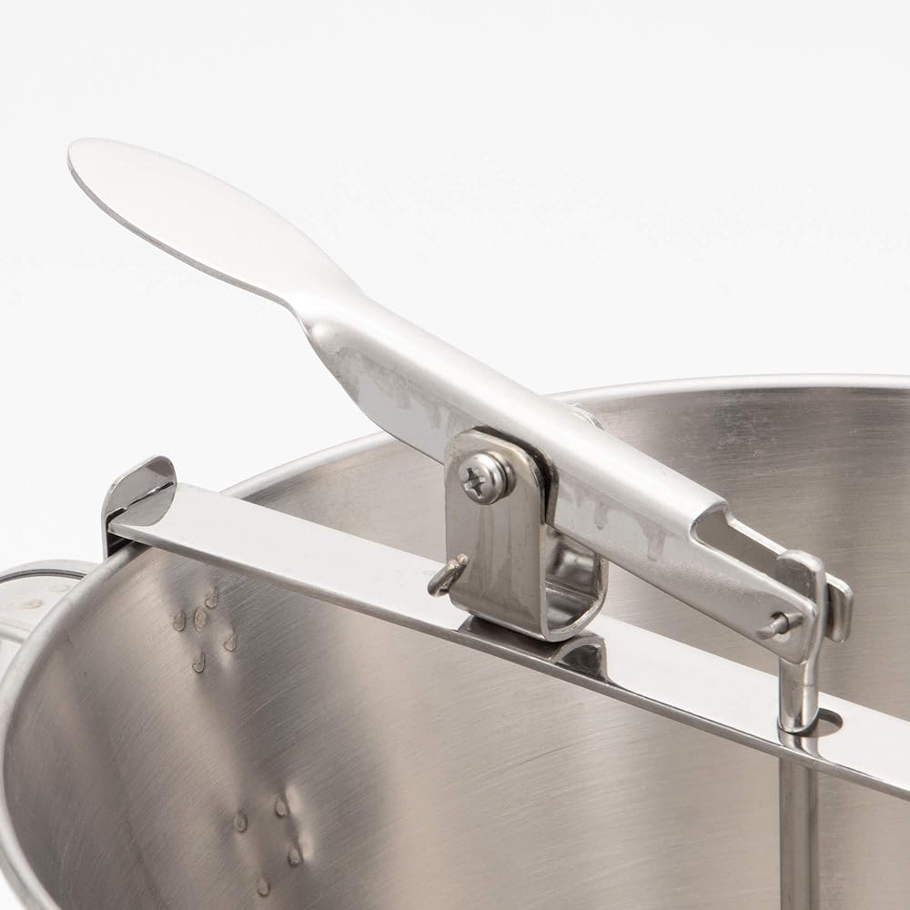 Endo Shoji TKG Takoyaki Powder Seed Dropper Large Made of stainless steel, rust resistant and hygienic Durable and long lasting Diameter x Width (including handle) x Depth (mm) 205 x 320 x 320 Caliber (mm) 12 Commercial use WTN01001