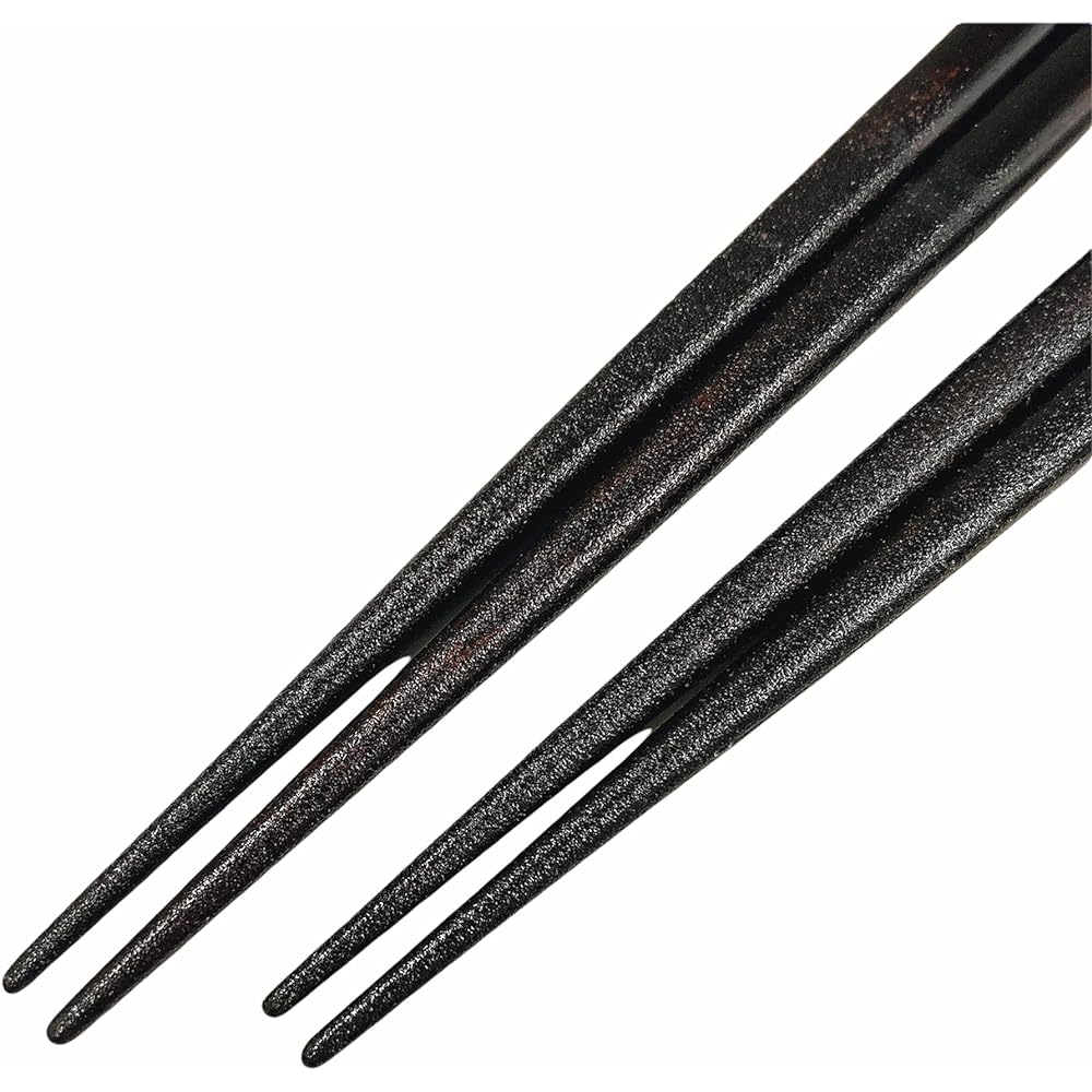 Couple Chopsticks, Mogatotle, Crane Dance, Black, Red, Dishwasher Safe, Comes with Designed Paulownia Box and Wrapping, Mother's Day, Father's Day, Parents Present, Gift [79]