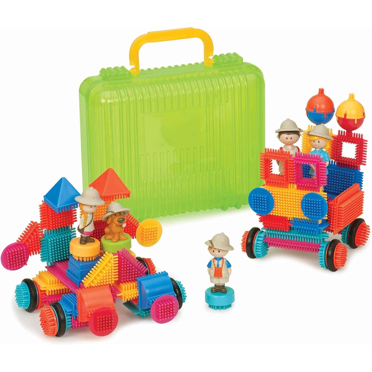Bristle Blocks Building Blocks Toys for Kids (85 Pieces)