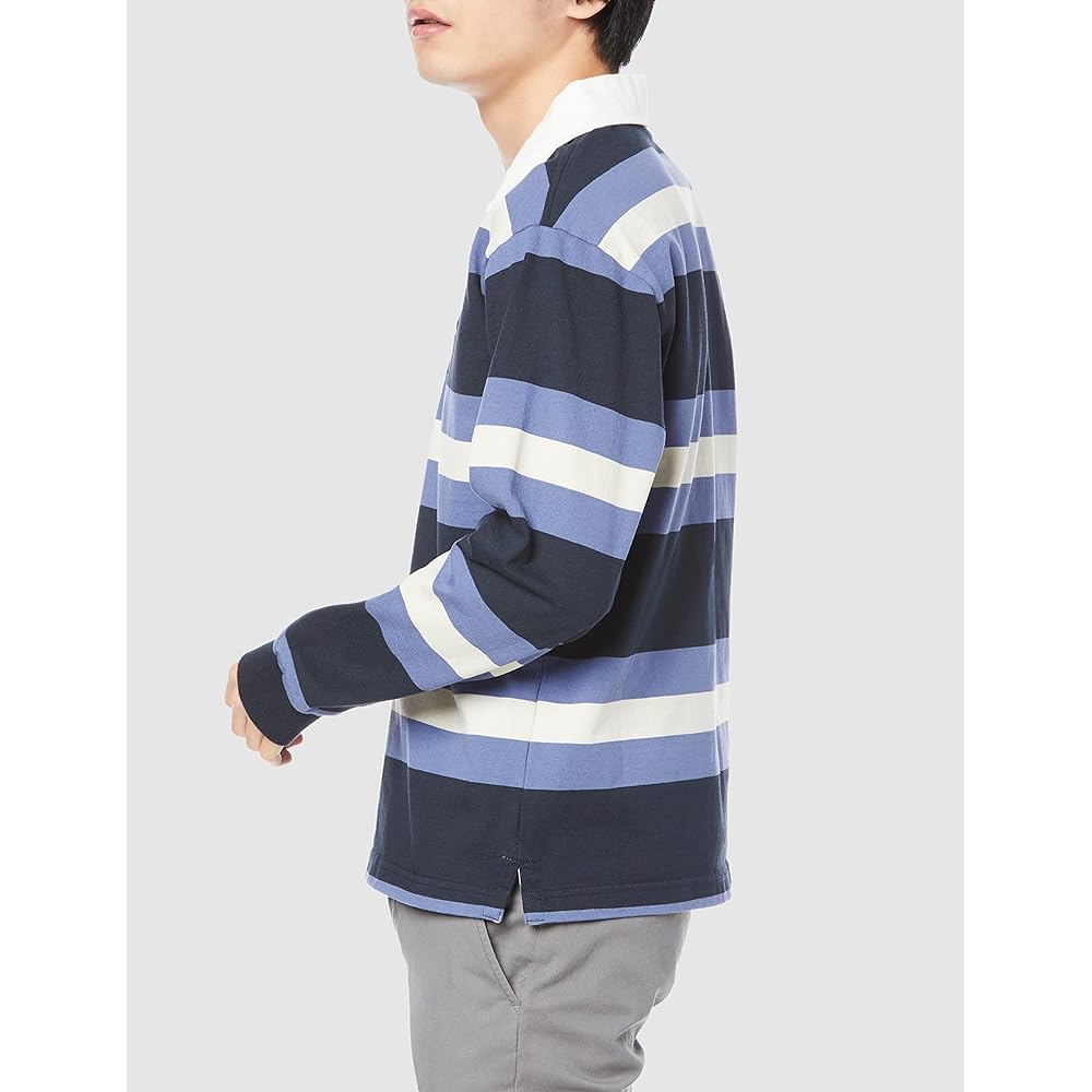 [Canterbury] LS Rugby Jersey, Long Sleeve Striped Rugby Jersey, Men's