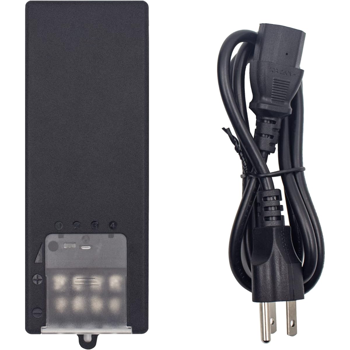 UltraPoe 12V 5A DC Power Adapter 4 Channel AC Input 100V-240V DC Output 11V-15V Adjustable for CCTV Security Cameras with PTC Fuse DIN Rail Mount