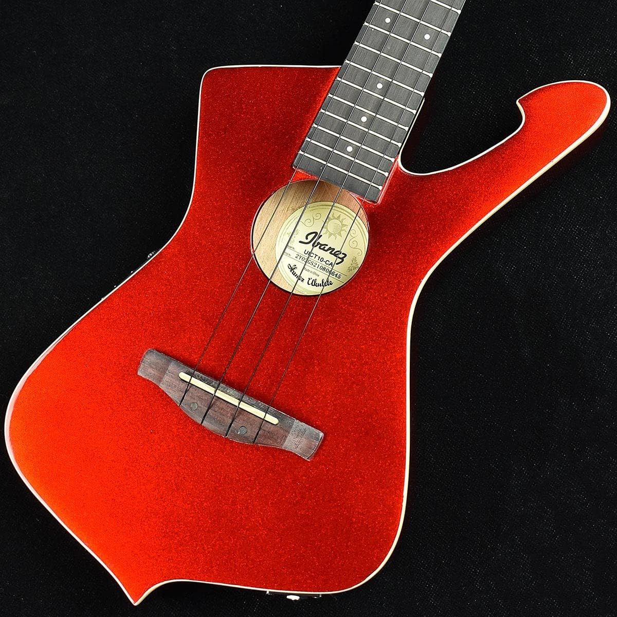 Ibanez UICT10 Candy Apple [Tenor Ukulele] [Electric Ukulele] Ibanez