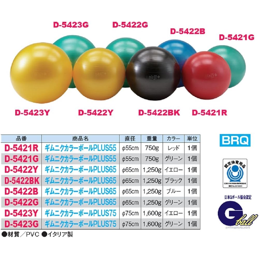 DANNO Balance Ball Gymnik Color Ball PLUS