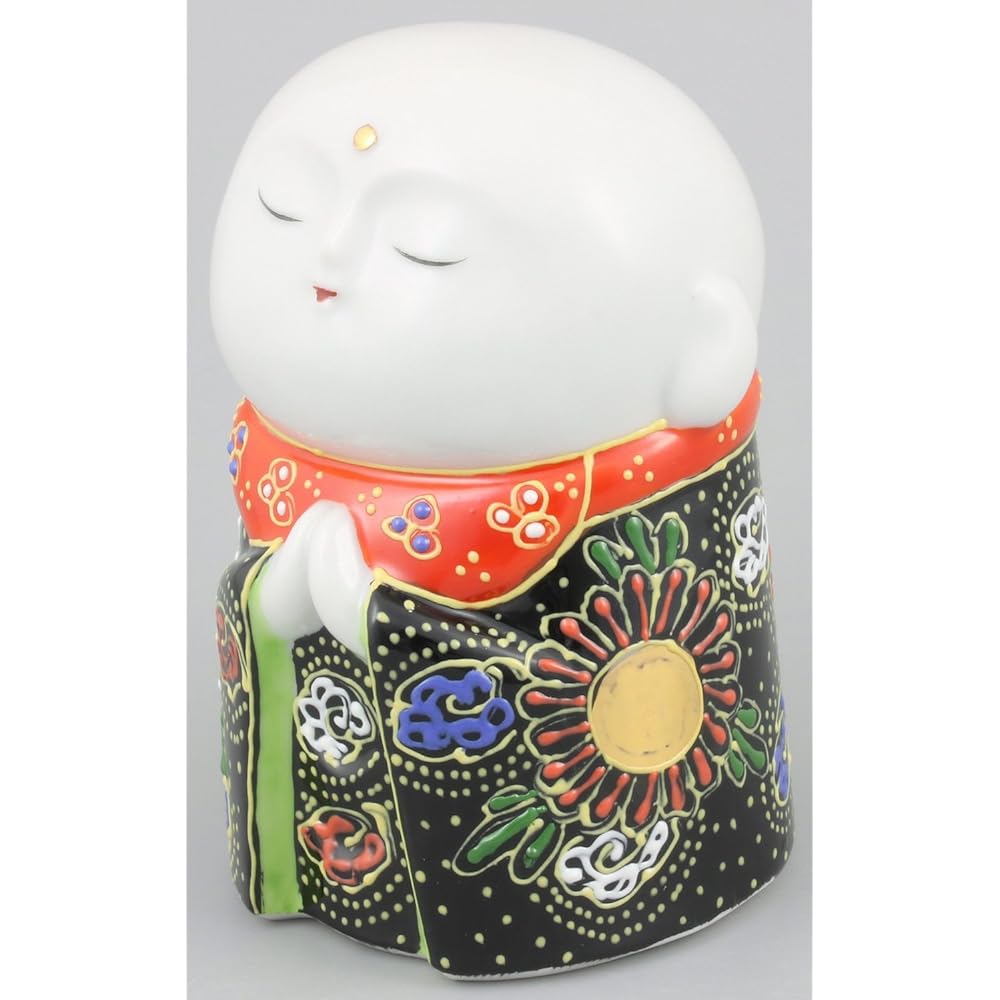 Kutani ware Fukujizo No. 3 Kuromori A-0016