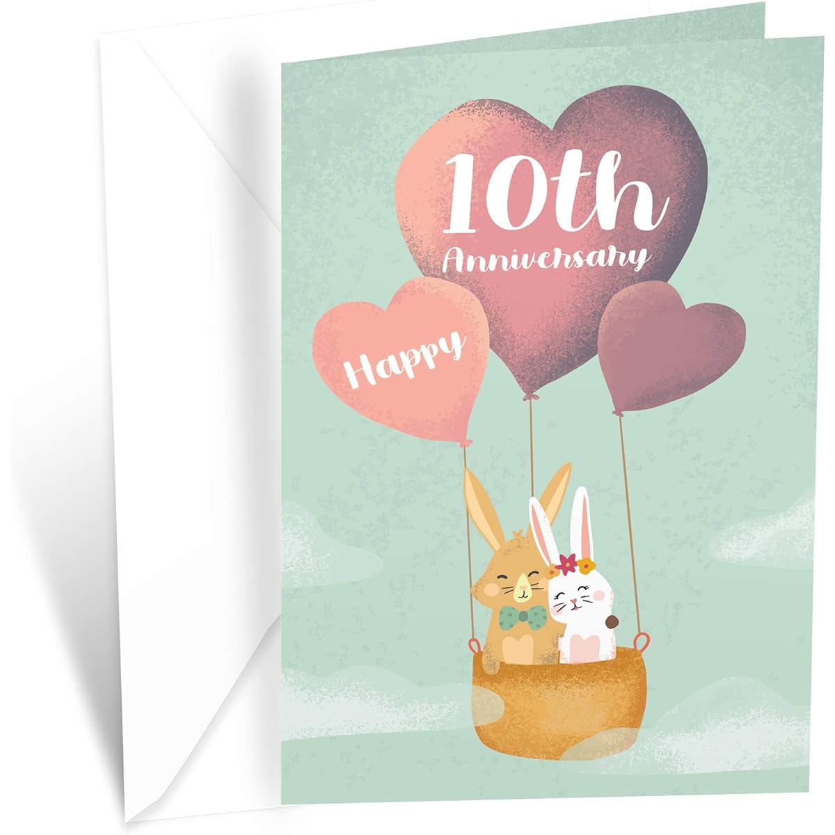 Prime Greetings 10th Anniversary Card
