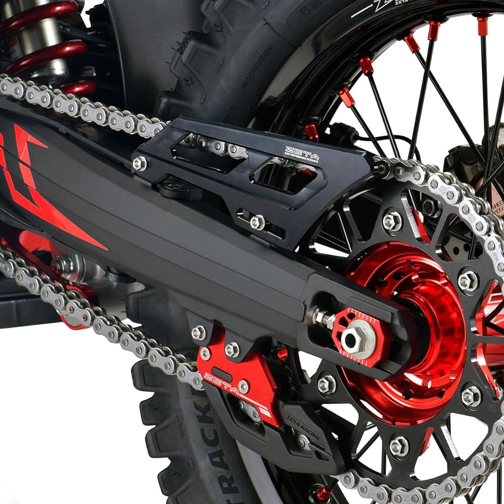 ZETA RACING Heel Guard Black SEROW250, SEROW225, WR250R/X, CRF250L/M/RALLY, AFRICA TWIN, XL750 TRANSALP…etc Contact Prevention High Strength Aluminum Alloy Dress Up SEROW Africa Twin Transalp Dirt Freak Dirtfreak ZE81-2051