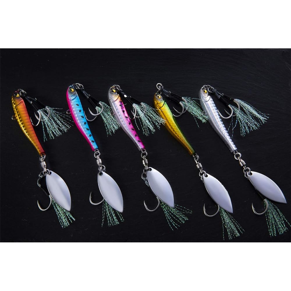 [Seiran Lure] Metal Jig, Seabass Lure, Flounder, Blue Fish, 20g, 30g, 40g, Metal Jig Set, Fishable by just reeling, Surf Hairtail, Light Jigging