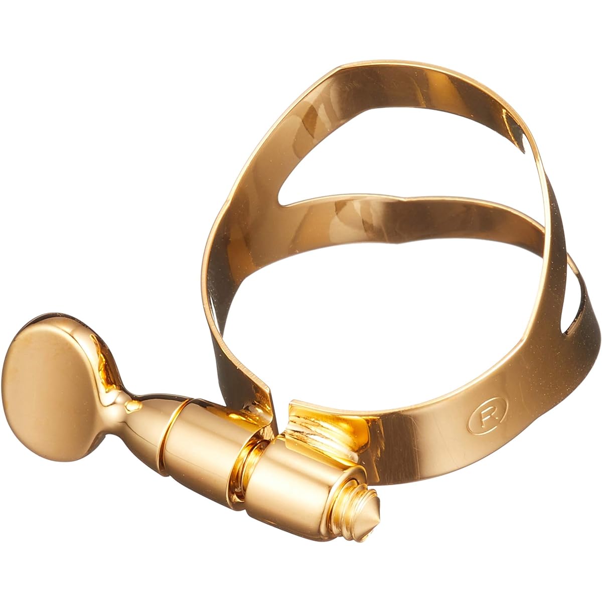 Selmer soprano saxophone ligature gold plated finish