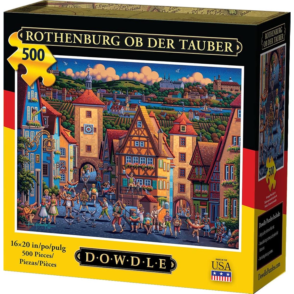 Dowdle Jigsaw Puzzle - Rothenburg ob der Tauber - 500 pieces