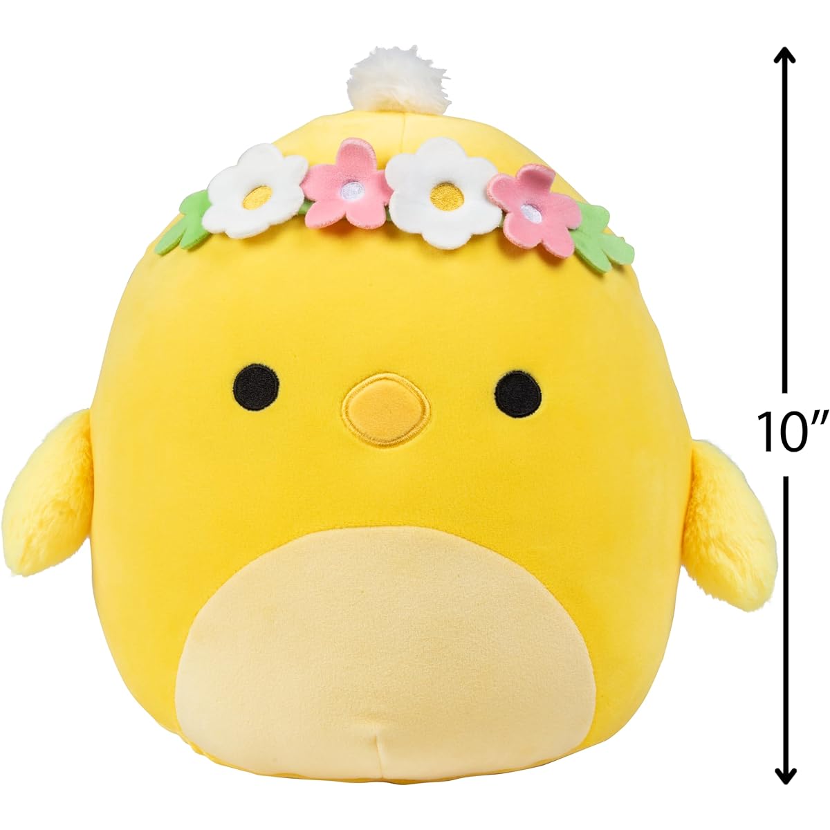Squishmallows 10" Triston The Chick - Officially Licensed Kelly Toys Easter Plush - Collectible Soft & Squishy Chick Stuffed Animal - Add to Your Team - Great Gift for Kids, Girls, Boys - 10"