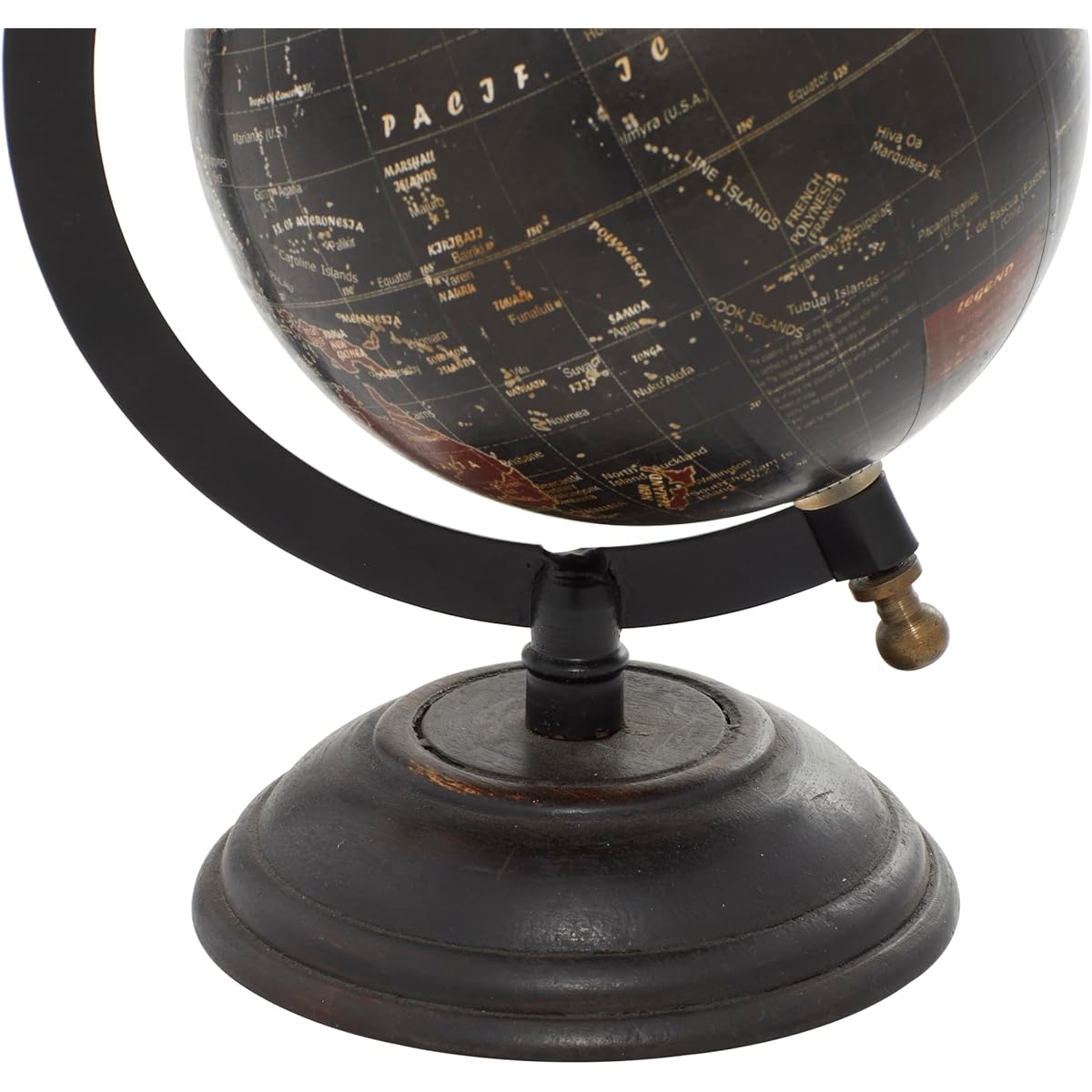 [Deco 79]Deco 79 Metal Wood Globe, 9 x 5 38143 [Parallel import goods]