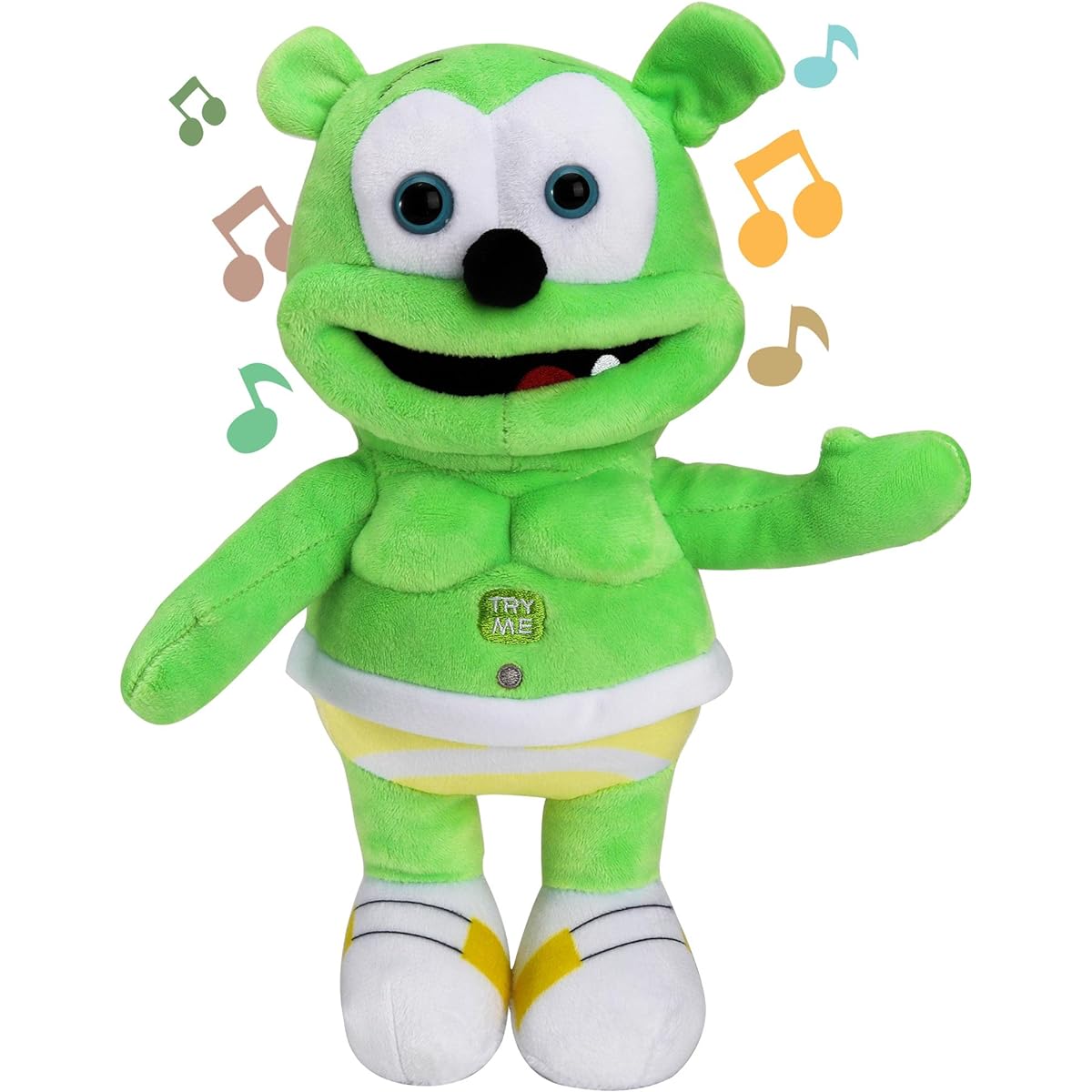 Xefuu 12" Gummy Bear Plush Toy Singing Bear Toy Animal Doll for Kids Birthday Valentine's Day Gift Party Supplies