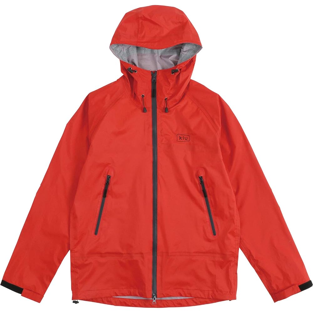 KiU Raincoat Heavy Rain Compatible Lightweight Rain Jacket Mighty 3 Layer Khaki S Moisture Breathable Compact K93S-906