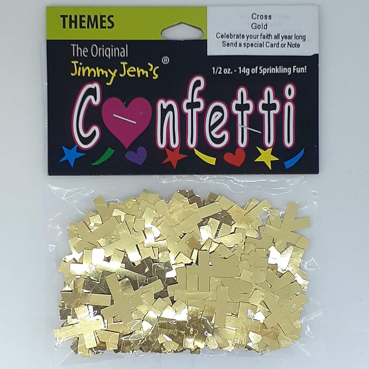 Confetti Cross Gold - Retail Pack #8597 QS0
