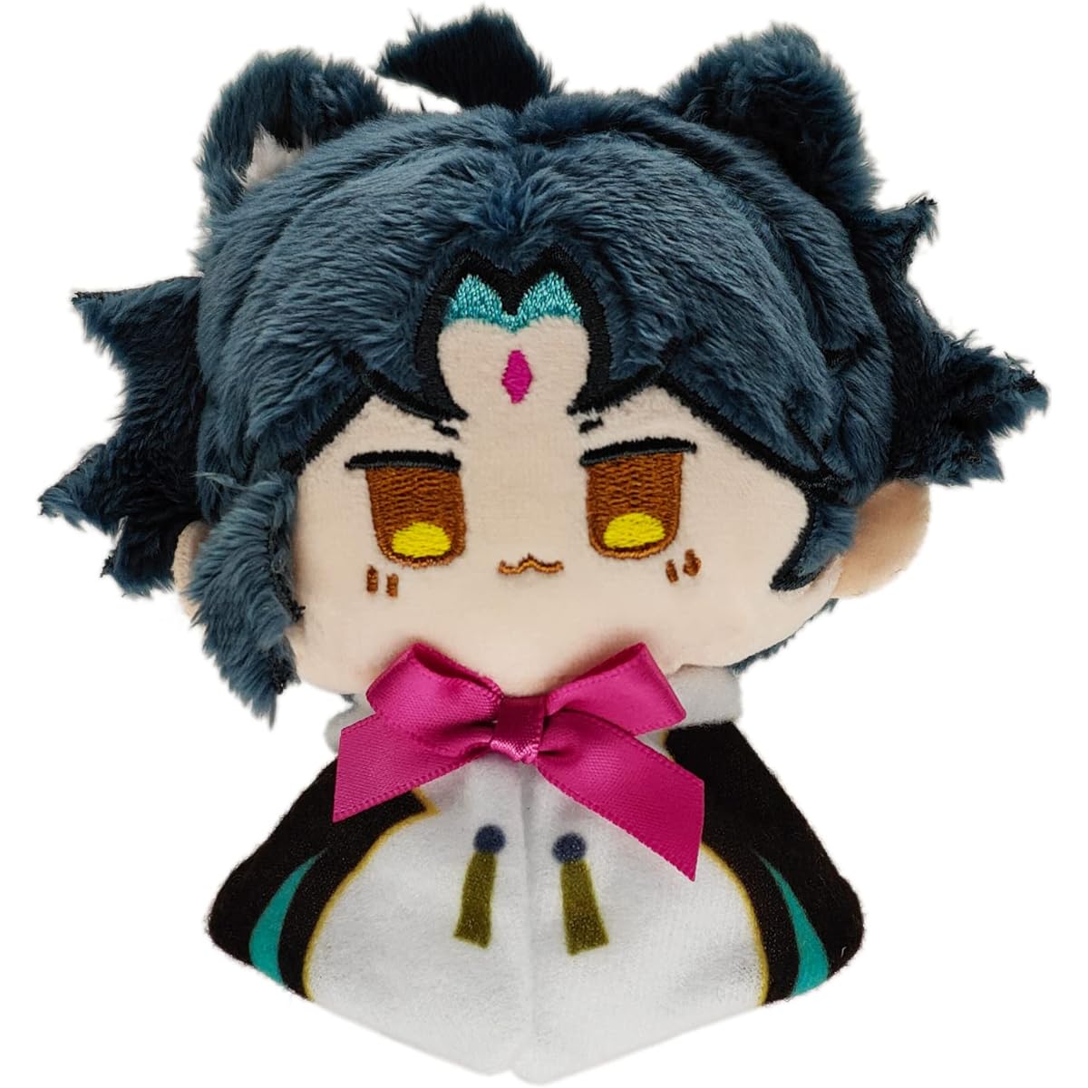 KOOLIYA Genshin Impact Plush Figure - Xiao (4.8 inch) Stuffed Animal Keychain Anime Figure Soft Plush Toy Collection Gift for Game Fans (Xiao)