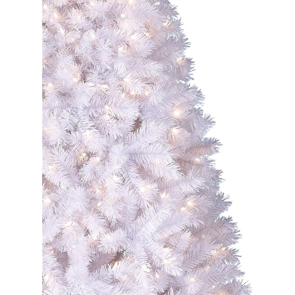 Treetopia Winter White Christmas Tree 8' Clear Lights