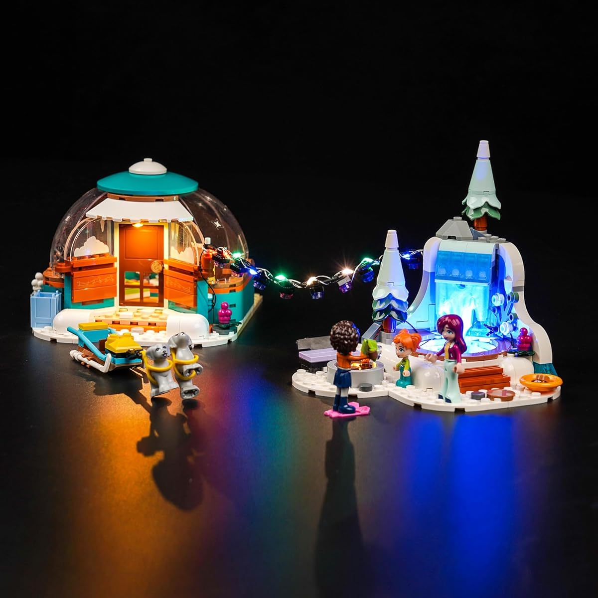 BrickBling LED Light Kit for Lego Igloo Holiday Adventure Creative Light Compatible with Lego 41760 (Model Not Included)